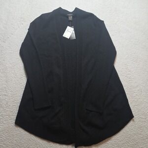 NWT‎ Philosophy Dane Lewis Sweater Womens Medium Black Cashmere Long Sleeve